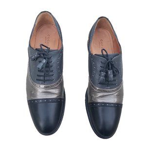 Gucci Oxfords Multi Color Leather Brogue Goodyear Lace Up 39